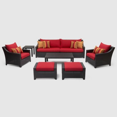 RST Brands Deco 8-piece Sofa and Club Chair Set