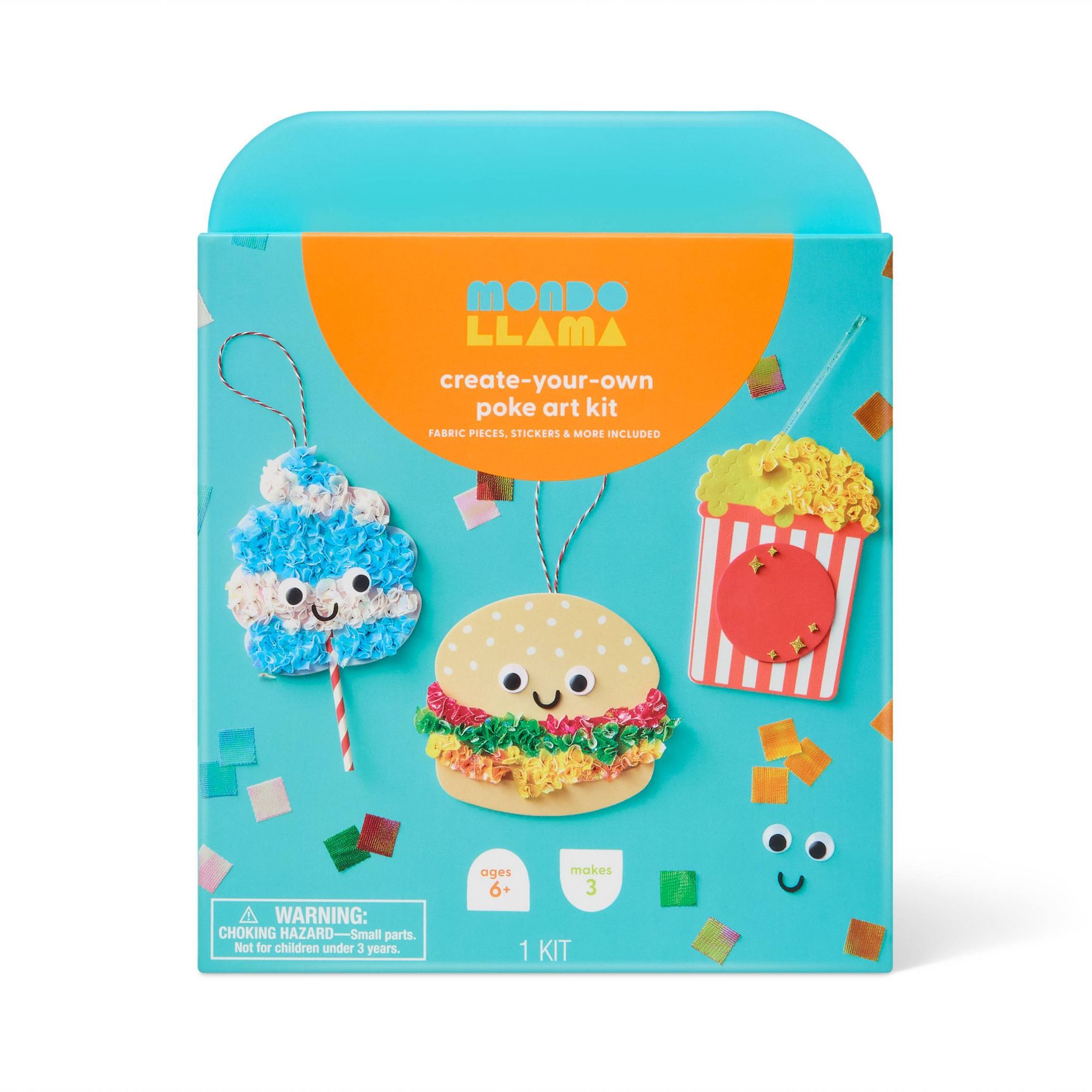 3ct Summer Craft Food Poke Art Activity Kit - Mondo Llama™