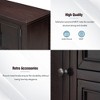 CENGHU Vintage Console Table, Storage Cabinet Sideboard with 4 Drawers and Bottom Shelf, for Kitchen, Dining Room and Living Room - 4 of 4
