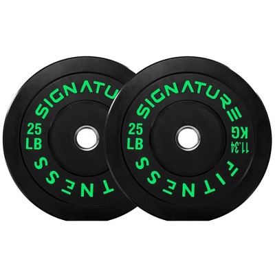 Sapphtopaz Olympic Rubber Weight Plates for Barbell, 2-Inch Barbell Plates for Weightlifting and Strength Training in Home & Gym