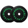 Kumasinova 2" Dia Olympic Weight Plates,Rubber Olympic Barbell Plates for Strength Training,Many Options - 2 of 4