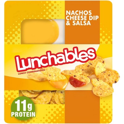 Oscar Mayer Lunchables Nachos Cheese Dip & Salsa - 4.4oz