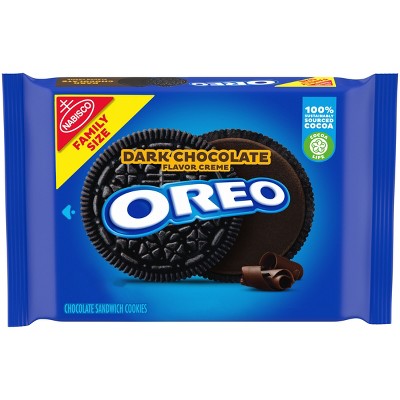 OREO Dark Chocolate Flavor Creme Chocolate Sandwich Cookies Family Size - 17oz, 1 of 18 - Easter baskets with candy