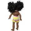 Doll Clothes Superstore Handmade Smile Print Bathing Suit with Sunglasses – Fits 18-Inch Girl Dolls - 4 of 4