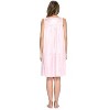 Casual Nights Women's Tricot Sheer Lace Sleeveless Nightgown - 3 of 4