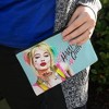 Birds Of Prey Harley Quinn Blowing Kisses Makeup Cosmetic Bag Organizer Pouch - 3 of 4