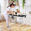 Tangkula Adjustable Pet Grooming Table w/ Sturdy H-shaped Metal Frame Heavy-duty - 3 of 4