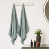 Unique Bargains Cotton Highly Absorbent Lightweight Quick Dry Bath Towels 2 Packs - 4 of 4