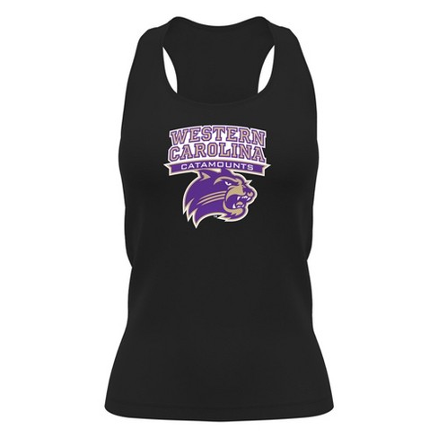 Western Carolina University Adult Women's Sport Tank Top Primary Logo, Black - image 1 of 4