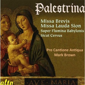 Palestrina & Pro Cantione Antiqua & Brown - Missa Brevis / Missa Lauda Sion (CD) - 1 of 1