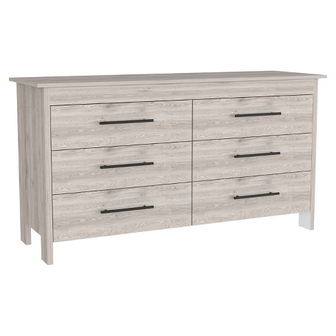 NicBex 6 Drawer Double Dresser for Bedroom,Modern Style Drawers with Black Pulls,Dressers for Kids Room,Living Room,Entry and Hallway - image 1 of 4