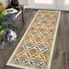 Machine Washable Area Rug Non Slip Non Shedding Rug Modern Floral Low Pile Carpet Foldable Stain Resistant Rugs for Bedroom Living Room Guest Room - 4 of 4