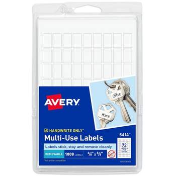 Assorted Publishers Avery Self-Adhesive Removable Rectangular 5414