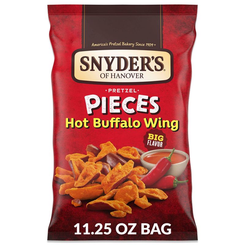 Snyder&#39;s of Hanover Pretzel Pieces Hot Buffalo Wing - 11.25oz, 1 of 9