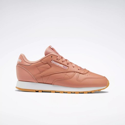 Reebok Classic Leather Shoes Womens Sneakers 5.5 Canyon Coral Mel