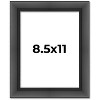PosterPalooza | Photo Size Refined Black Picture Frame - UV Acrylic, Foam Board Backing, Hanging Hardware - 2 of 4