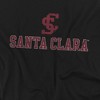 Santa Clara University Distressed Primary Logo Kids T-Shirt For Youth Black - 2 of 4