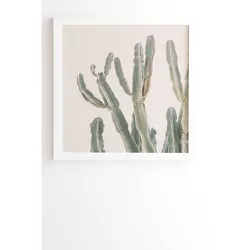 Sisi and Seb Sunrise Cactus Framed Wall Poster - Deny Designs
