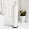 LunaLulinlk Toilet Paper Holder Stand(with Reserve Function), Free-Standing Spare Rolls Storage Holder, Stainless Steel - 3 of 4