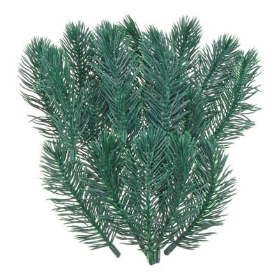 Unique Bargains Christmas DIY Decor Artificial Green Pine Needles Plant