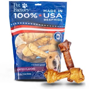 Pet Factory Made in USA Beefhide Bones - 1 of 3