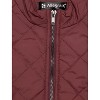 Allegra K Women's Stand Collar Lightweight Gilet Quilted Zip Vest - 4 of 4