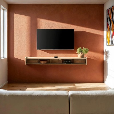 GDFStudio Dunn 65" Modern Wall-Mounted TV Stand