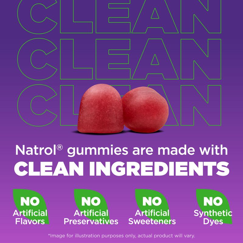 Natrol Kids&#39; Sleep + Immune Health Sleep Aid Gummies - Berry - 50ct, 5 of 13