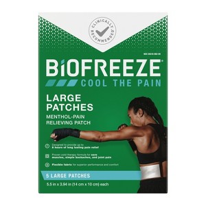 Biofreeze Pain Relieving Patch - 5ct - 1 of 4