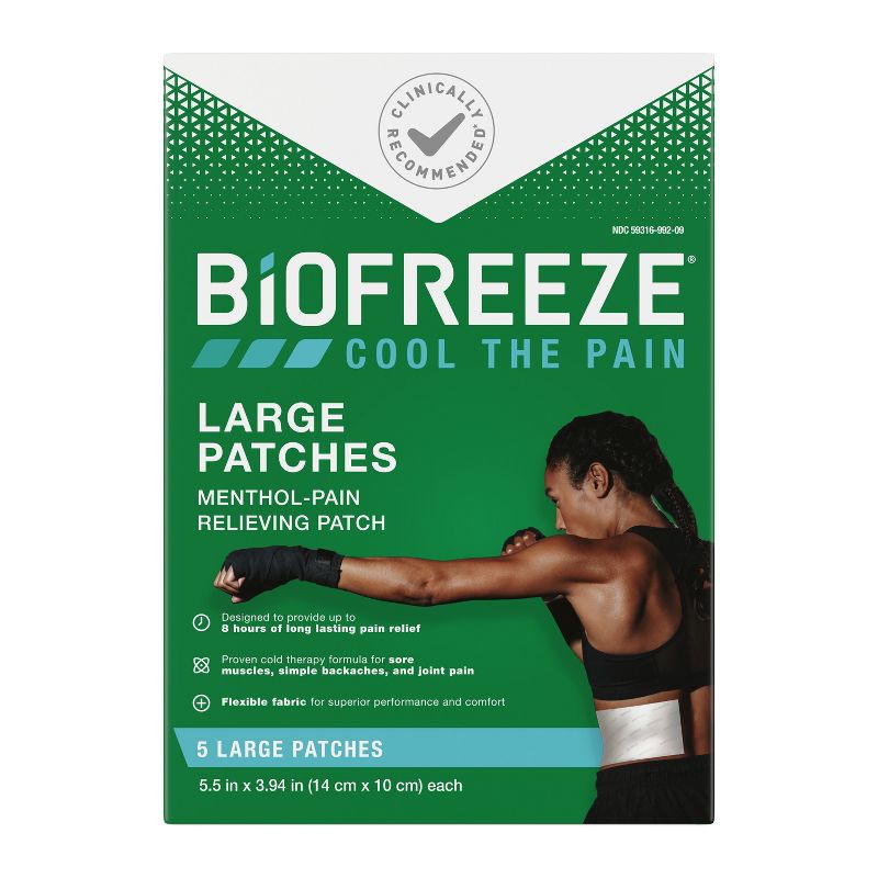 Biofreeze Pain Relieving Patch - 5ct, 1 of 9