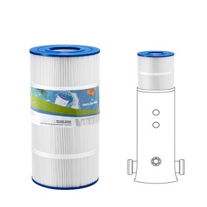 VEVOR Pool Filter Cartridge, 90 Sq. Ft Spa Hot Tub Filter Cartridge Replacement, Compatible with Hayward C900, Hayward CX900RE, White - 1 of 4