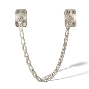 Transom Door Chain 12-Inch Solid Zinc, Satin Nickel - MEGA HANDLES (4 ...