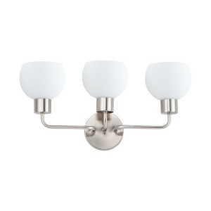 Maxim Lighting Coraline 3 - Light Vanity in  Satin Nickel - 1 of 4