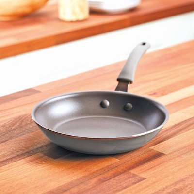 Gray Aluminum Nonstick 10-Inch Frying Pan with Ceramic Coating