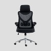 Techni Mobili Essential Ergonomic Office Chair with Headrest and Lumbar Support Black - 2 of 4