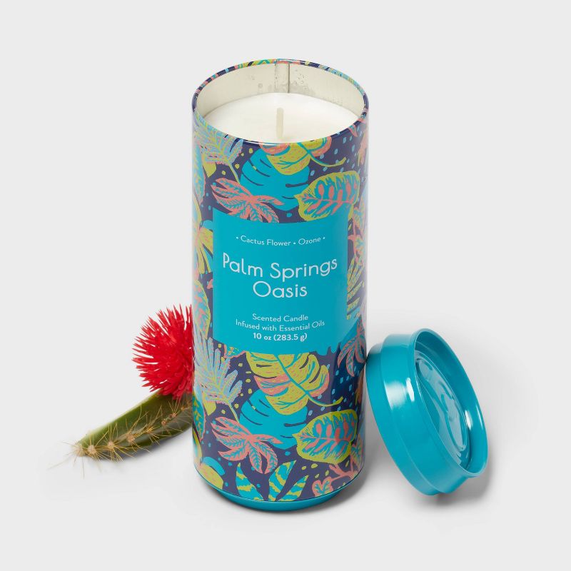 Printed Tin Can 10oz Candle Palm Springs Oasis - Opalhouse&#8482;, 3 of 4