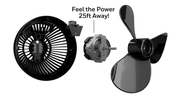 Honeywell Turbo Force Table Air Circulator Fan, 2 of 10, play video