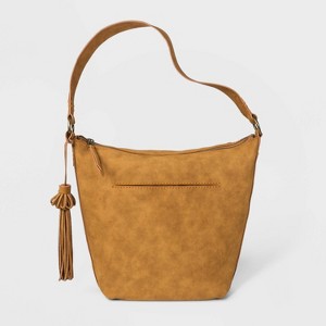 Hobo Handbag With Fringe - Universal Thread Cognac, Women