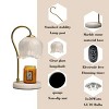 Marble Candle Warmer Lamp with Timer Table lamp, Mom Birthday Gifts for Women, Christmas Gifts, Wax Melts Warmer - 4 of 4