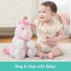 Baby GUND Alora the Unicorn Animated Plush, Singing Stuffed Animal Sensory Toy, Sings ABC Song and 123 Counting Song, Pink, 11” - 4 of 4