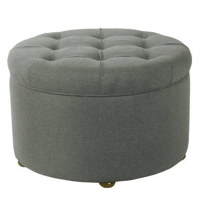 ottoman with storage target
