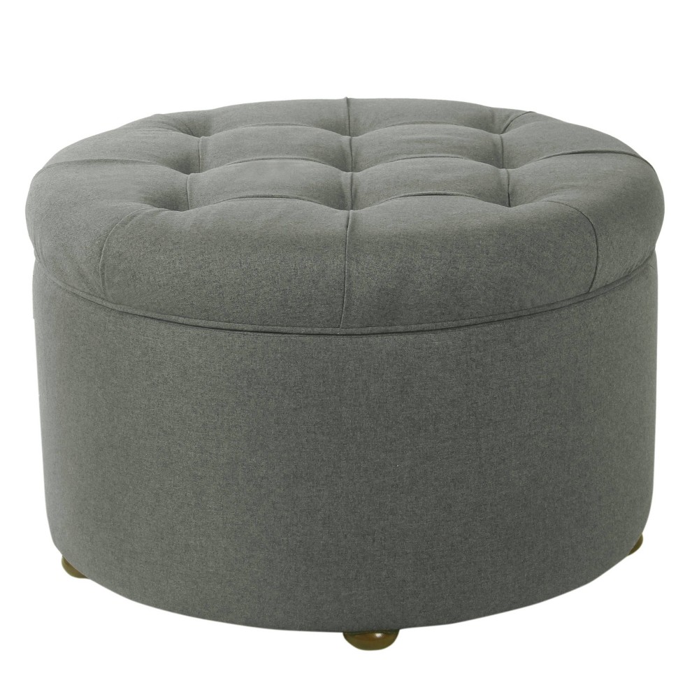 Shoe Storage Ottoman Taupe /Tan - Homepop was $179.99 now $134.99 (25.0% off)