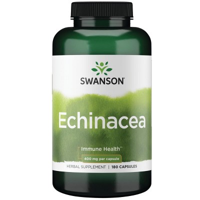 Swanson Echinacea 400 mg 180 Capsules.