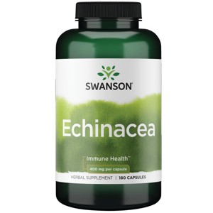 Swanson Echinacea 400 mg 180 Capsules. - 1 of 2