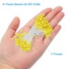 Unique Bargains Handmade Flexible Durable Artificial Flower Stamen 3mm 750 Pcs - 3 of 4