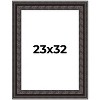 PosterPalooza | Photo Size 3.5" Wide Ornate Black Frame - UV Acrylic, Foam Board Backing, Hanging Hardware - 2 of 4