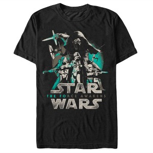 Men's Star Wars The Force Awakens The First Order Attacks T-Shirt - 1 of 4