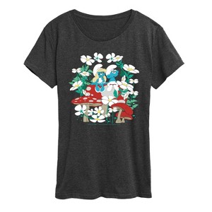 Women's - Smurfs - Nature Short Sleeve Graphic T-Shirt - 1 of 4