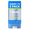 Gillette Antiperspirant Deodorant for Men - Clear Gel Power Rush 72 Hour Sweat Protection - 2pk/3.8oz each - 2 of 4