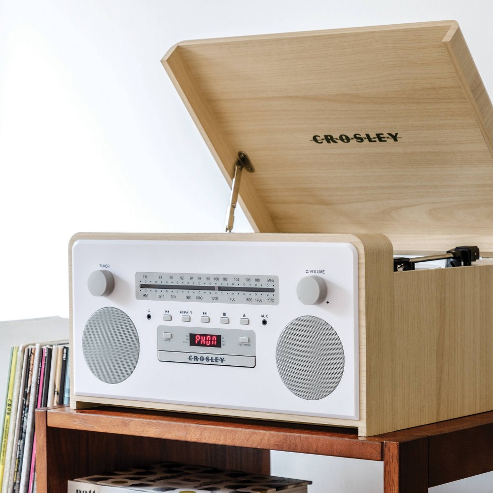 Carter 7-In-1 Record Player - Natural Brown
